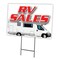 Signmission Rv Sales Yard Sign & Stake outdoor plastic coroplast window, C-1824 Rv Sales C-1824 Rv Sales - alternate 1